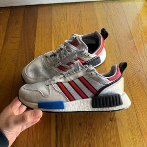 Womens Grey Adidas NMD Boost Shoes